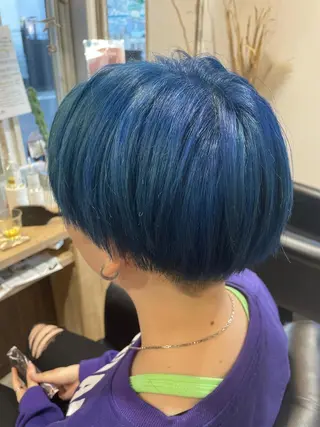 ショート カラー ダブルカラー🎉 ハイトーン🎉スドウのヘアスタイル