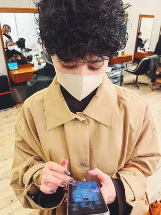 ショート パーマ ショート/ボブ /パーマ🌿柏原良亮のヘアスタイル