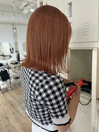 ミディアム カラー Risa🐈‍⬛/ グレージュ/透明感のヘアスタイル