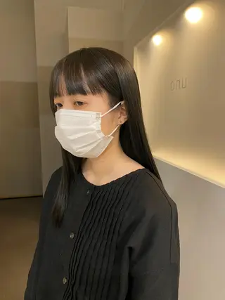 ロング カラー 加藤 真由のヘアスタイル
