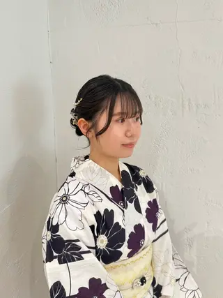 ヘアアレンジ 艶カラー/縮毛矯正/ アレンジ/akaneのヘアスタイル