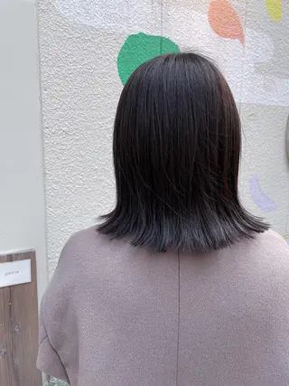 ミディアム カラー enne /YUI🥣のヘアスタイル