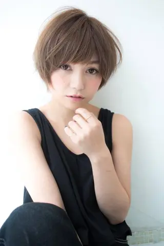 ショート ミディアム カラー 内藤 達也のヘアスタイル