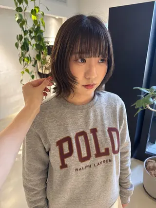 ミディアム カラー yuka🥕 橿原神宮前のヘアスタイル
