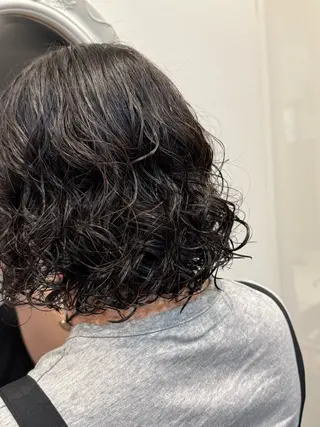 ショート パーマ 髪工房ヒロミ所属・中村 裕希のヘアスタイル