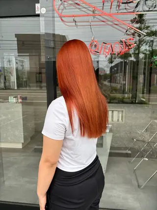 ロング カラー 長谷川 湧のヘアスタイル