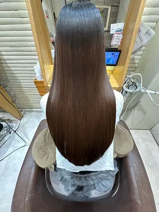 ロング 美髪矯正/渡辺 りんのヘアスタイル