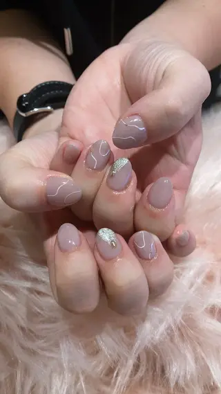 ネイル crystal ⭐︎ colorのネイルデザイン