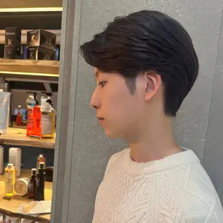 ショート カラー パーマ メンズ 朝楽メンズパーマ 🥇メンズカット吉田のヘアスタイル