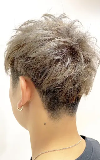 ショート メンズ カラー GARDEN西川田店 keiのヘアスタイル