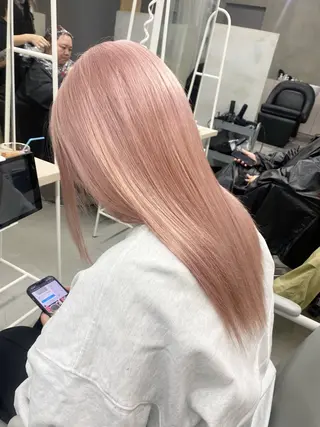 ロング カラー 前橋 姫奈のヘアスタイル