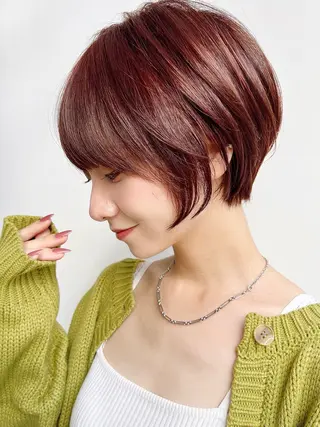 ショート 小顔ショート🌿 Say.石川葵のヘアスタイル