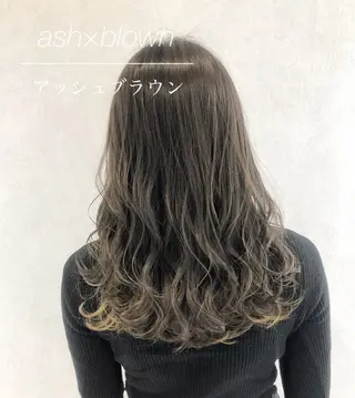セミロング カラー 🦋シールエクステ /韓国/リアラ🦋のヘアスタイル