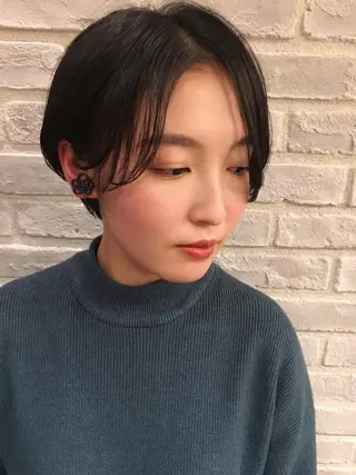 ショート カラー ヘアアレンジ rico_by ヘアとアイブロウの眉毛・アイブロウイメージ
