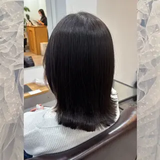 ミディアム 河原 彩心【練習モデル】のヘアスタイル