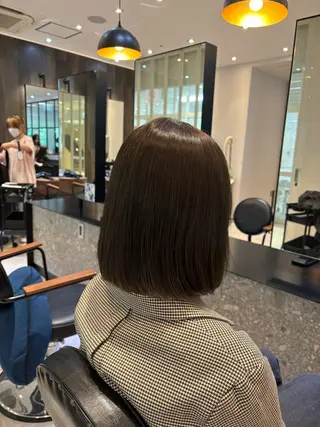 ミディアム カラー/髪質改善 トリートメント/優果のヘアスタイル