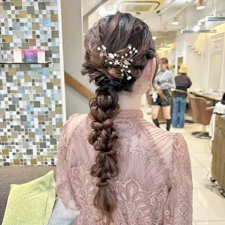ロング ヘアアレンジ 🫧 nanaco🫧のヘアスタイル