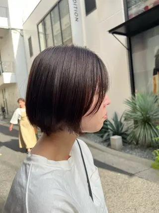 ショート カラー 神戸ボブ✂️ ioe三宮/田 伸佳のヘアスタイル