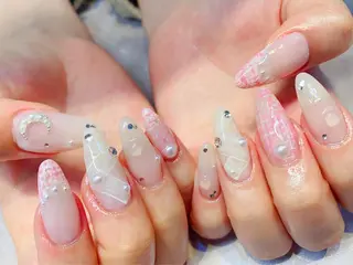 ロング NAILSALON 🍔Timna🍟のネイルデザイン