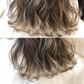 ミディアム カラー tuuli トゥーリのヘアスタイル