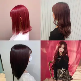 ミディアム カラー NANAMI🩵 大人可愛い韓国ヘアのヘアスタイル