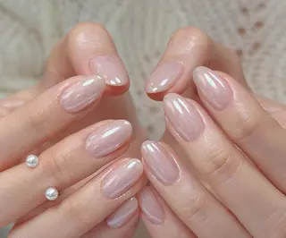 ネイル By moonネイル 🌷ワンホン/韓国風のネイルデザイン