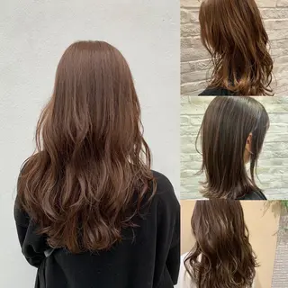 ミディアム カラー 大人レイヤー×艶髪 小久保　春暁のヘアスタイル