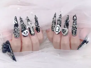 ネイル MoMoA Nail ネイル長さ出し専門店のネイルデザイン