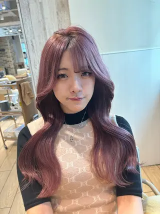 ロング カラー ヘアアレンジ 髪質改善/ブリーチ なしカラー/菊池真稔のヘアスタイル