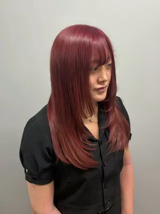 セミロング カラー COTAN所属・yui /暖色、ブラウンのヘアスタイル