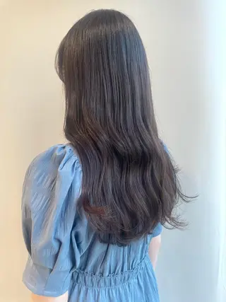 ロング カラー 山口 莉奈のヘアスタイル