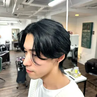 カラー メンズ 透明感カラー/外苑前 /MIRAI🇰🇷のヘアスタイル