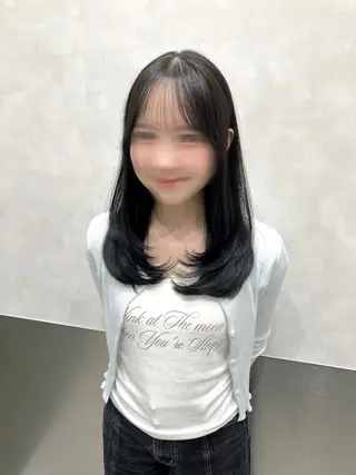 ロング カラー 💖ブリーチなし透明 感💖ASAHIのヘアスタイル