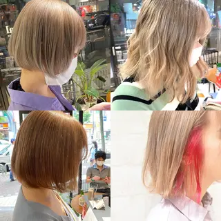 セミロング カラー ✨髪質改善専門店✨ QOLU✨のヘアスタイル