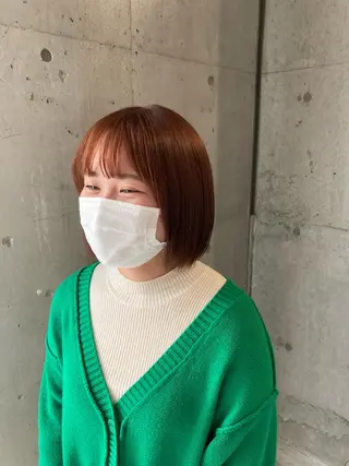 ショート カラー 髪質改善.縮毛矯正 ×韓国ヘアyukiのヘアスタイル