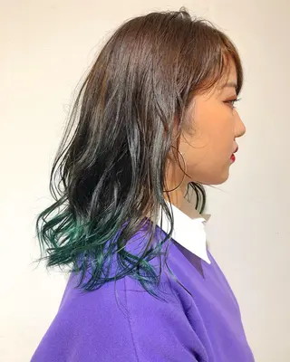 セミロング 【池袋/スパイキー ショート】ⓝⓘⓜⓤのヘアスタイル