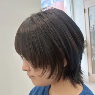 ショート ✨透明感カラー/ 縮毛矯正/うみ✨️のヘアスタイル