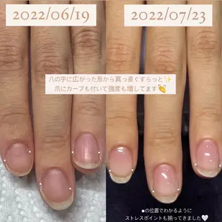 ネイル 自爪育成専門サロン ◌𓈒azumiのネイルデザイン
