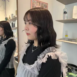 ミディアム MARIKA 透明感 / 透け感ヘア🪄のヘアスタイル