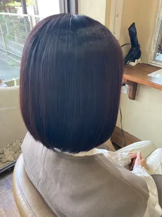 ミディアム 鈴木 未歩のヘアスタイル