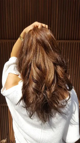 ミディアム カラー 及川 祐輔のヘアスタイル