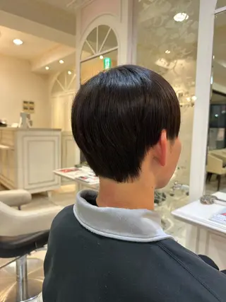 メンズ ツヤ重視 ワンカラー🫧Mioのヘアスタイル