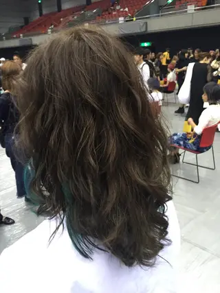 ショート ミディアム セミロング ロング カラー 撮影モデルさん募集 渡邊直幸のヘアスタイル