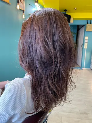 ミディアム 末石 智のヘアスタイル