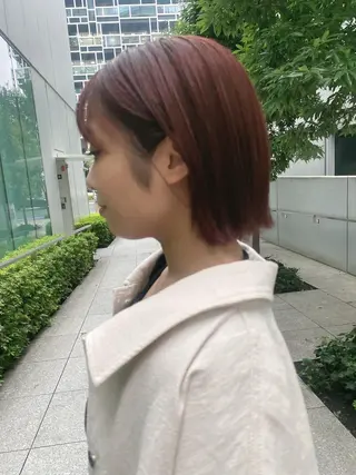 ショート カラー ヘアアレンジ 【代表】 たき〜のヘアスタイル