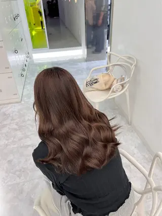 ロング カラー 🤍透明感·ツヤ感 カラー/mai‎🤍のヘアスタイル