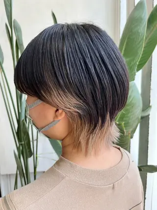 ショート カラー 🫧ハイトーン/ ブリーチ🫧白石航汰のヘアスタイル