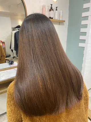 セミロング 髪質改善✨ 角谷　勇のヘアスタイル