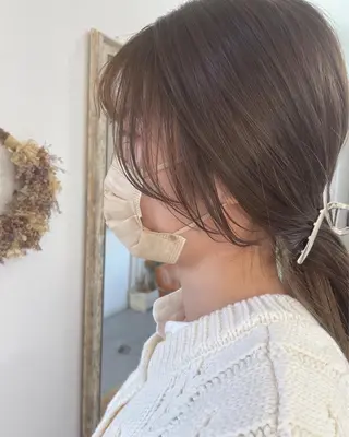 ロング キノシタ マユのヘアスタイル