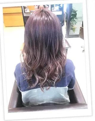 セミロング カラー パーマ ヘアアレンジ メンズ キッズ ネイル マツエク・マツパ EnBlesS西宮 マンツーマン神道有基のヘアスタイル